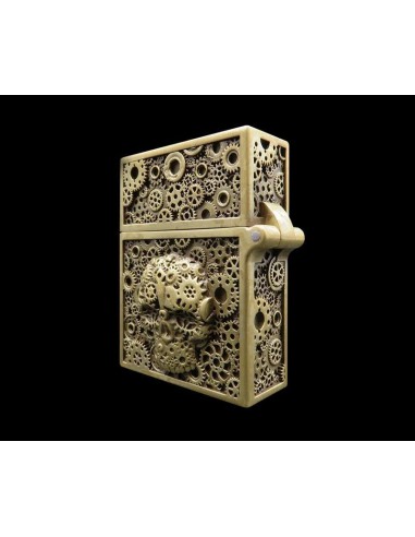 "Gear Skull" Lighter brillant des détails fins