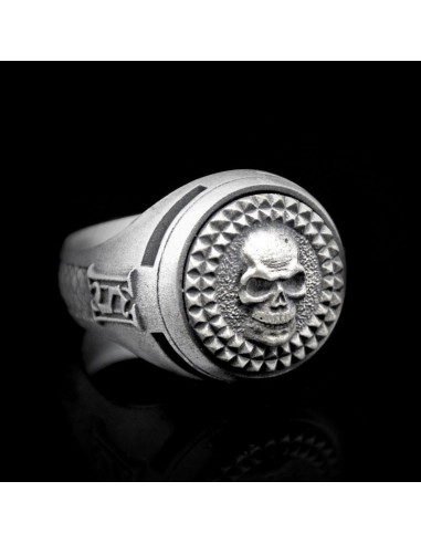 "Diamond Skull" Signet Ring l'achat 