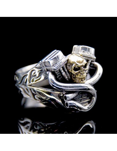 "V-Twin" Skull Ring prix