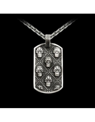 "Dia De Los Muertos Dog Tag" Pendant store