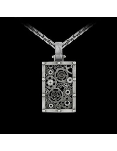 "Large Square Gear" Pendant de la marque