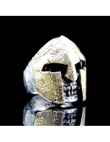 "The Spartan 2" Skull Ring la livraison gratuite