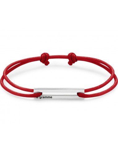 perforated red cord bracelet le 1.7g prix