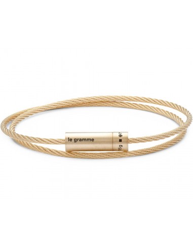 double turn cable bracelet le 15g pas cher 