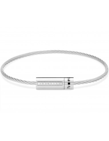 cable bracelet with diamonds le 7g les ctes