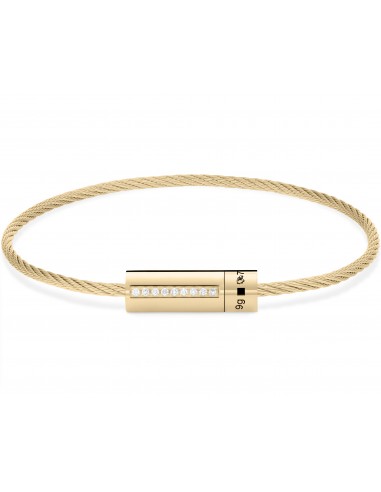 cable bracelet with diamonds le 9g en linge