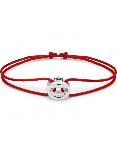 red interlaced cord bracelet le 3g la colonne vertébrale