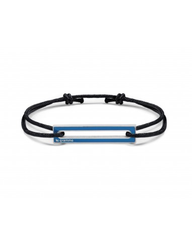 lacquered blue cord bracelet le 1,7g 2023