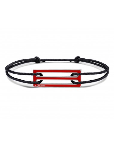 lacquered red cord bracelet le 2,5g de votre