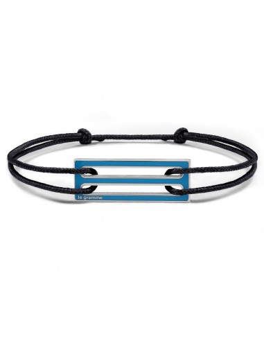 lacquered blue cord bracelet le 2,5g Vous souhaitez 