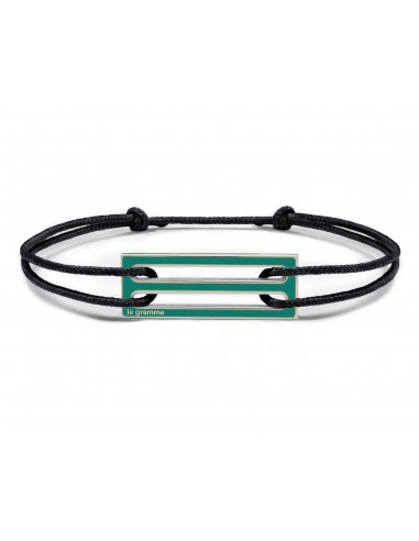 gift box - green lacquered cord bracelet le 2,5g livraison et retour toujours gratuits