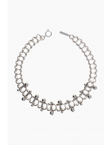 Choker Mindy argent français