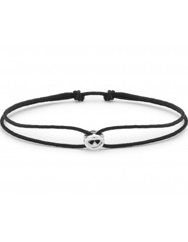 bracelet cordon entrelacs noir le 1g en stock