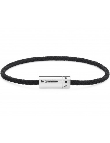 bracelet câble nato noir le 7g acheter en ligne