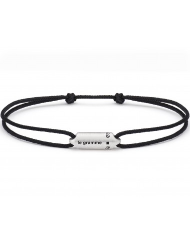 bracelet cordon noir segment le 3g 2023