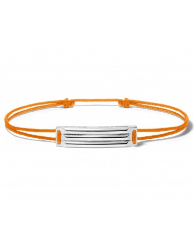 bracelet cordon orange godron le 5g de France