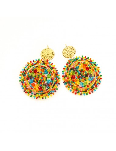 Boucles/Clips d'oreilles MINI ESPAGNOLA - Multicolore pas cher chine