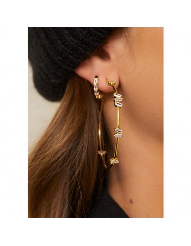 Boucles d'oreilles - BAGUETTE HOOPS pas cher