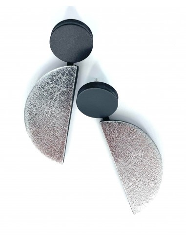 Boucles d'oreilles BAUHAUS 02 BIG - Metallic Grey solde