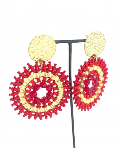 Boucles/Clips d'Oreilles MINI ANDES - Rouge 2023