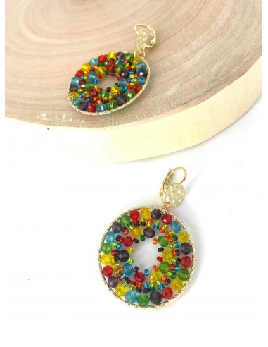 Boucles d'Oreilles MAXI PARADIS - Multicolore en stock