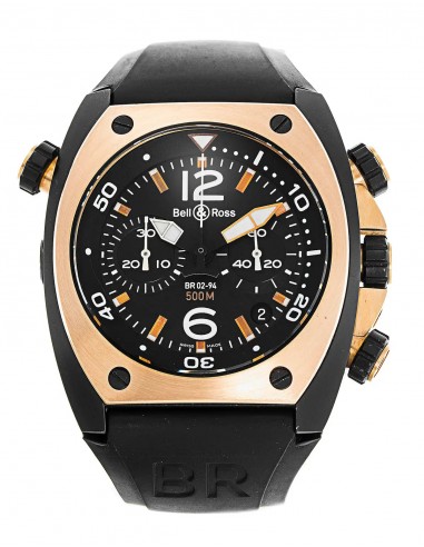 BELL&ROSS 02-94 Chronograph 18K Gold Economisez 