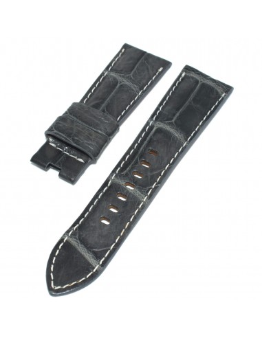 Bracelet crocodile 24/20 mm pour PANERAI Véritable concentré