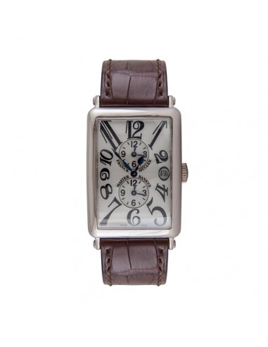 FRANCK MULLER Long Island Master Banker 18K Or Blanc Dans la société mordern