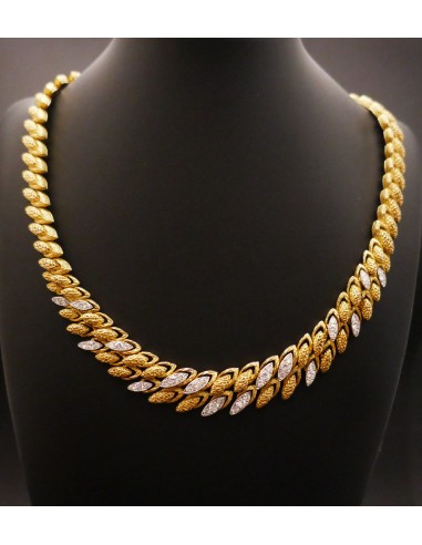 André VASSORT , Important Collier Diamants, Or Jaune Et Platine, Vers 1970 JUSQU'A -70%! 