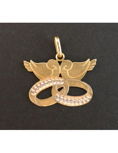 Pendentif Oiseaux, Or 18 Carats 2 - 3 jours ouvrés.