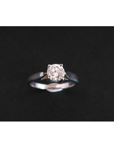 Bague Solitaire Sertie d'Un Diamant 1,01 Carat Qualité E VVS1 de votre