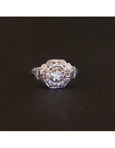 Bague Art Déco Diamant Taille Ancienne. votre restaurant rapide dans 